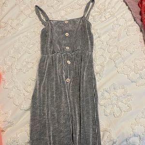 Knee length, striped dress